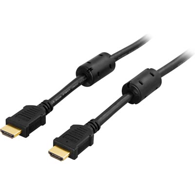 Deltaco HDMI 1.4 kaapeli, 4K, UltraHD, 0.5m, musta Deltaco HDMI 1.4 kaapeli, 4K, UltraHD, 0.5m, musta